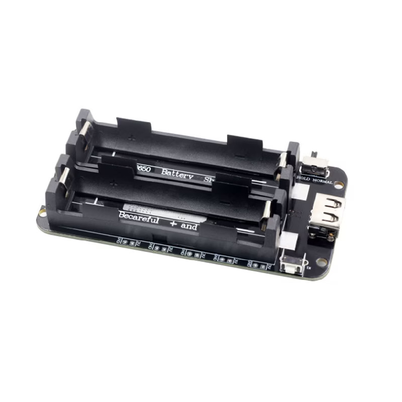 18650 x2 Lithium Battery Shield Module 5V 3A / 3V 1A with Micro USB & Type-C for Arduino ESP32 ESP8266 image 2