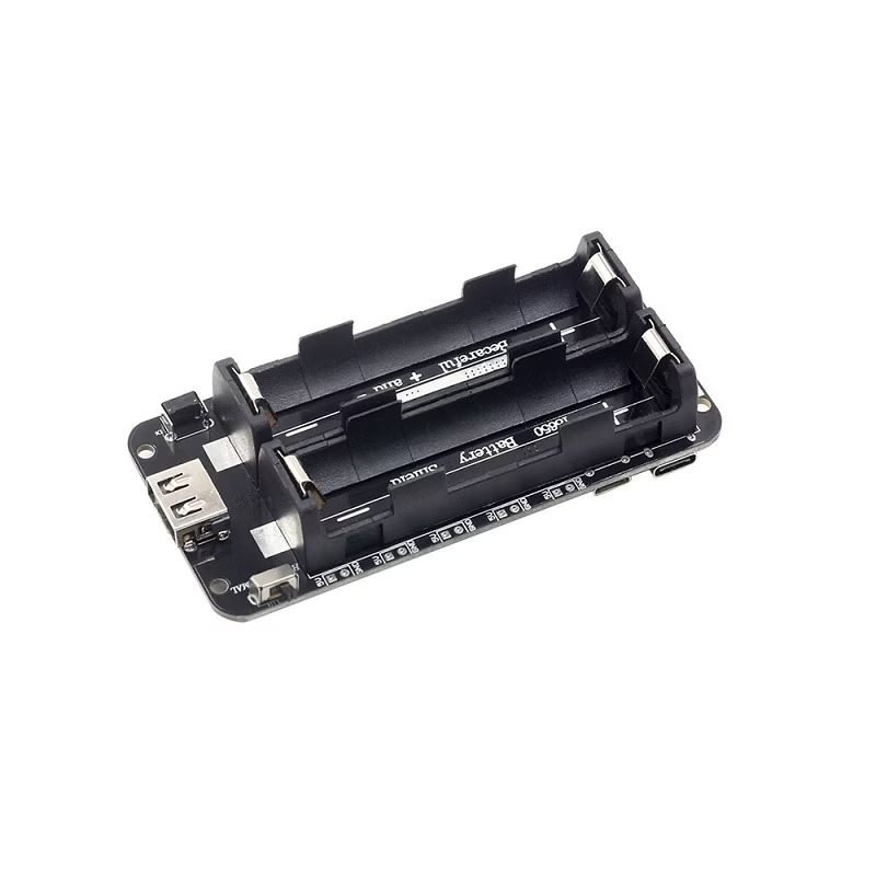 18650 x2 Lithium Battery Shield Module 5V 3A / 3V 1A with Micro USB & Type-C for Arduino ESP32 ESP8266 image 3