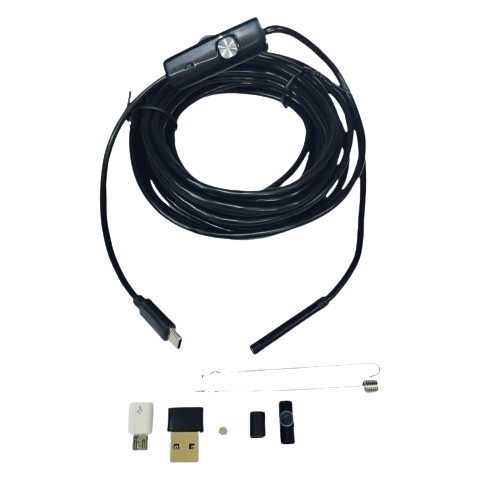 5.5mm Endoscope Type C Camera With 6 LED 5m Hard Cable image 1