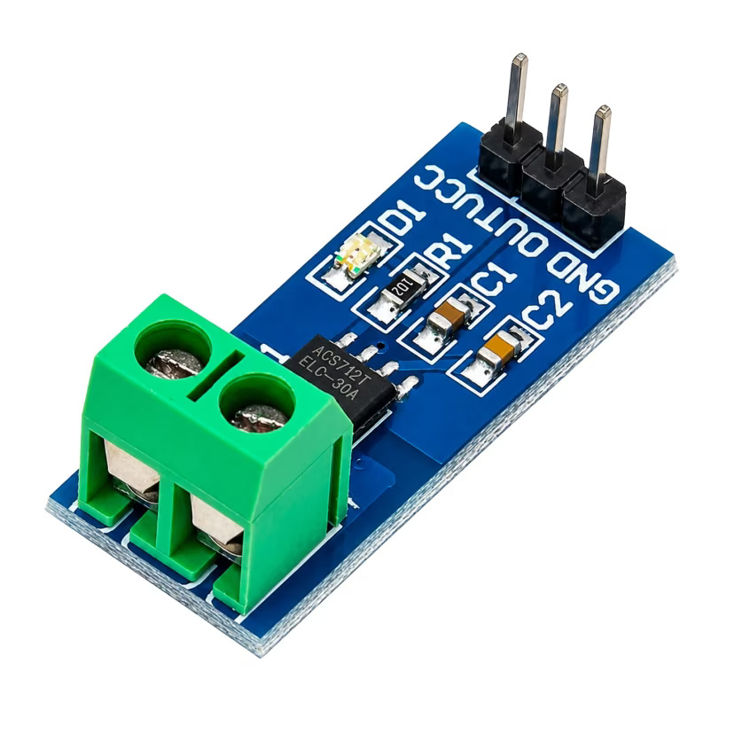 ACS712 30A Current Sensor Module (Hall Effect Current Sensor) image 1