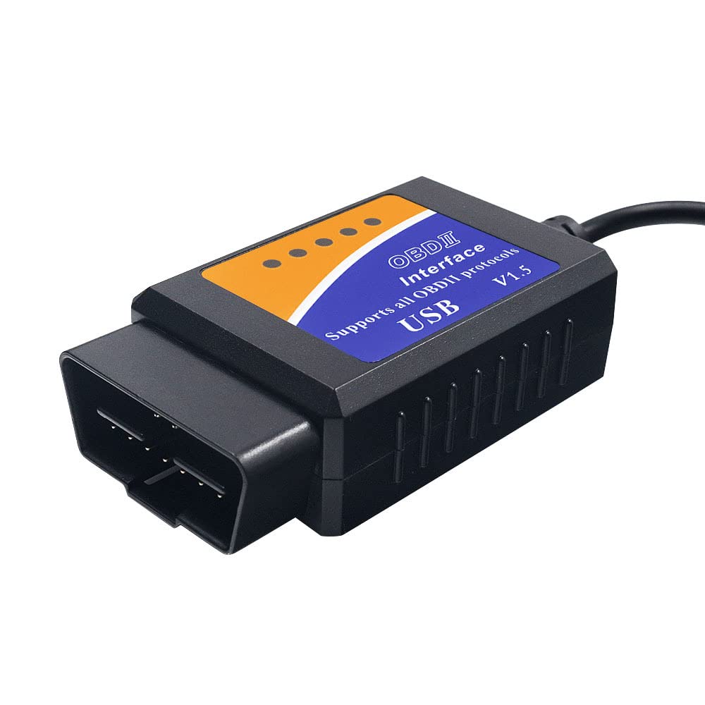 OBD2 Male to USB Male Adapter (Vehicle Diagnostic Interface) image 2