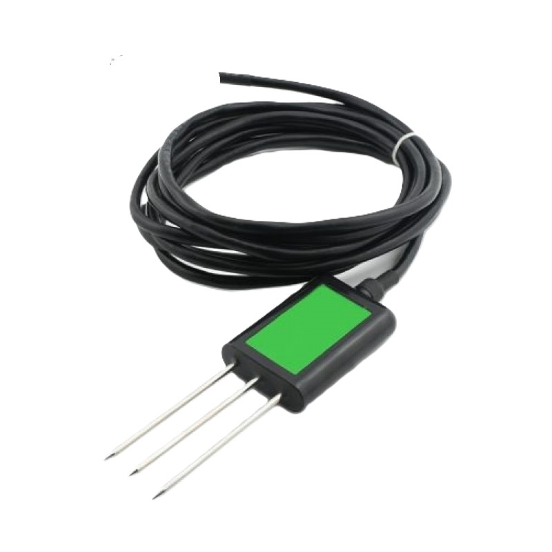 RS485 Soil Temperature & Humidity Sensor with 2M Cable (Soil Moisture Sensor, Industrial Soil Probe) image 1