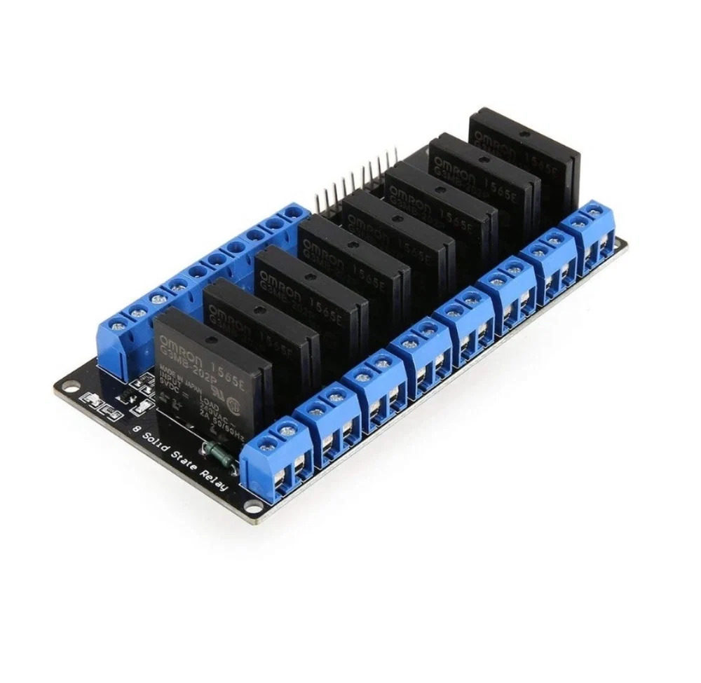 8 Channel 5V SSR Solid State Relay Module Low Level Trigger image 1