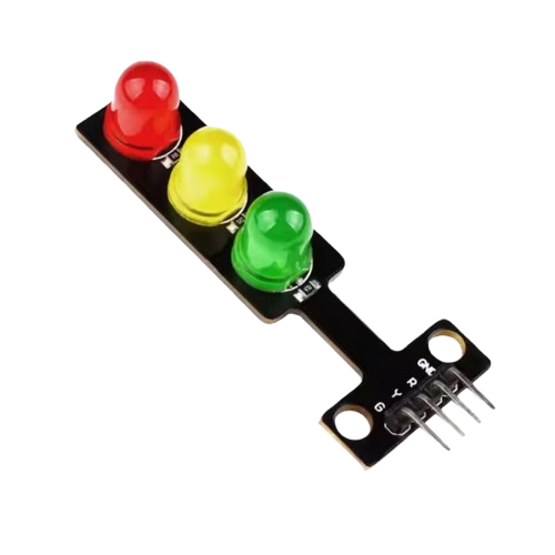 3-Color LED Traffic Signal Light Module Red Yellow Green image 1