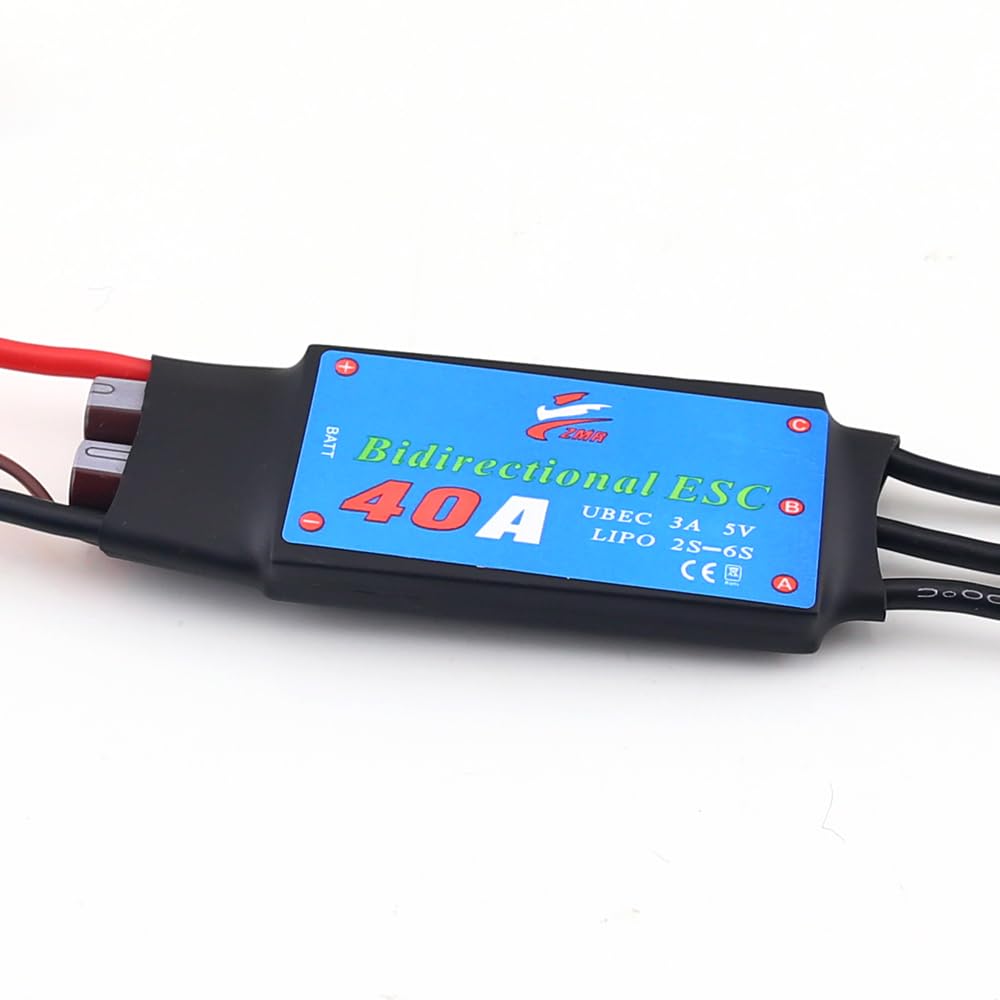 ZMR 40A Bidirectional Brushless ESC 2-6S With 5V 3A UBEC image 4