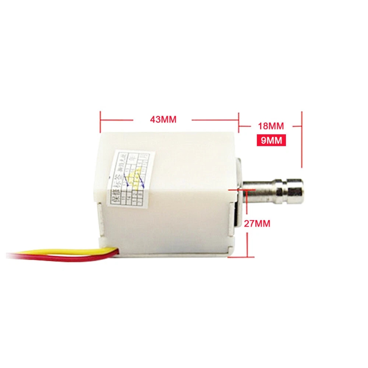 Mini Electric Solenoid Door Lock 12V DC 18mm (Fail Secure) image 2
