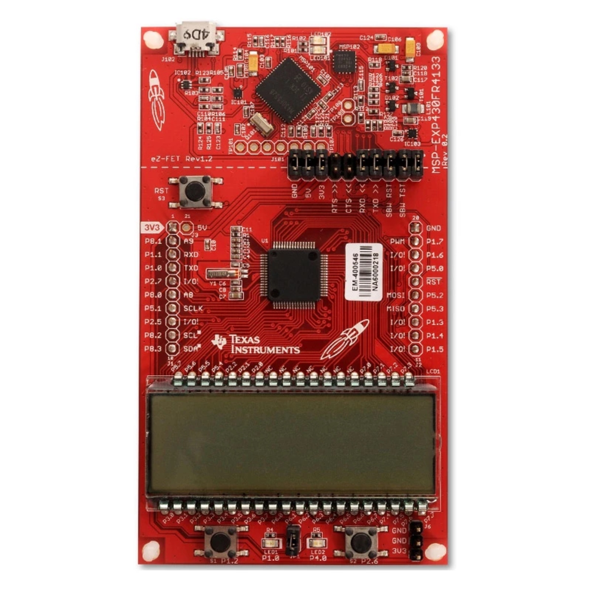 MSP-EXP430FR4133 MSP430FR4133 LaunchPad Development Kit (MSP430 16 Bit Low Power Development Board) image 1