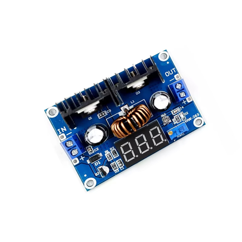 XH-M404 XL4016 DC 4V to 40V 8A Voltage Regulator Module with Display (Adjustable Buck Converter) image 1