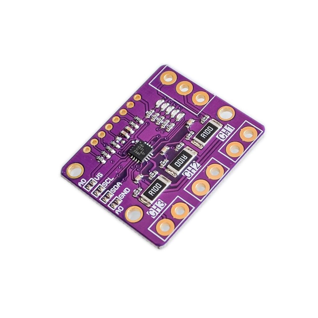 CJMCU-3221 INA3221 Triple Channel Current Voltage Power Monitor Module (I2C High Side Low Side Monitor) image 2