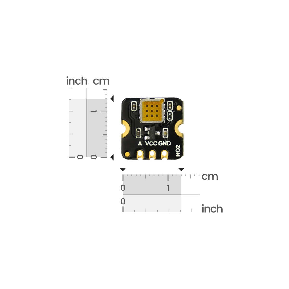 DFRobot Fermion MEMS Nitrogen Dioxide NO2 Gas Sensor SEN0574 (NO2 Gas Detection Module) image 2