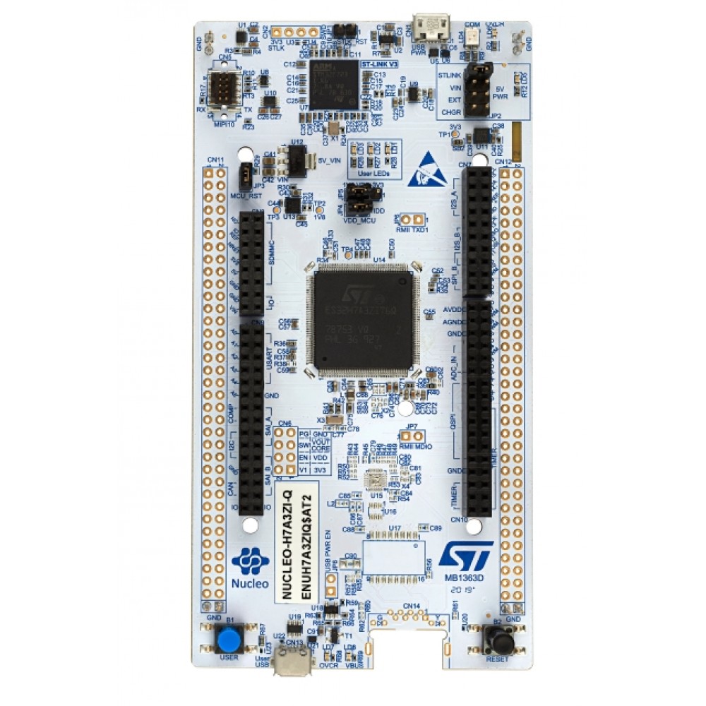 STM32 NUCLEO-H7A3ZI-Q Development Board STM32H7A3ZI Cortex-M7 ST-LINK (Nucleo-144) image 1