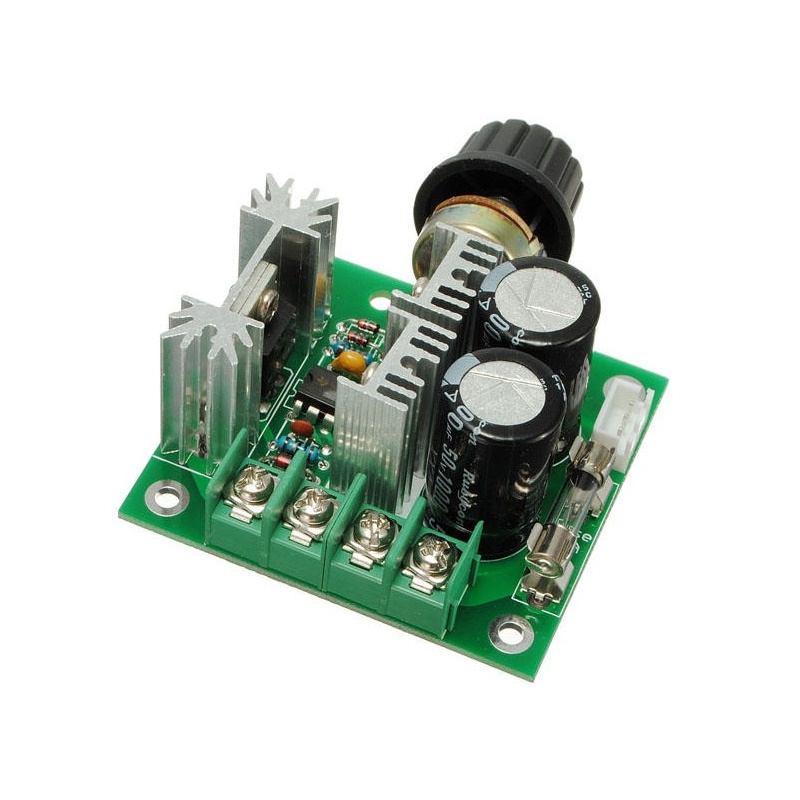 12V to 40V 10A DC Motor PWM Speed Controller (Adjustable Motor Speed Regulator) image 1