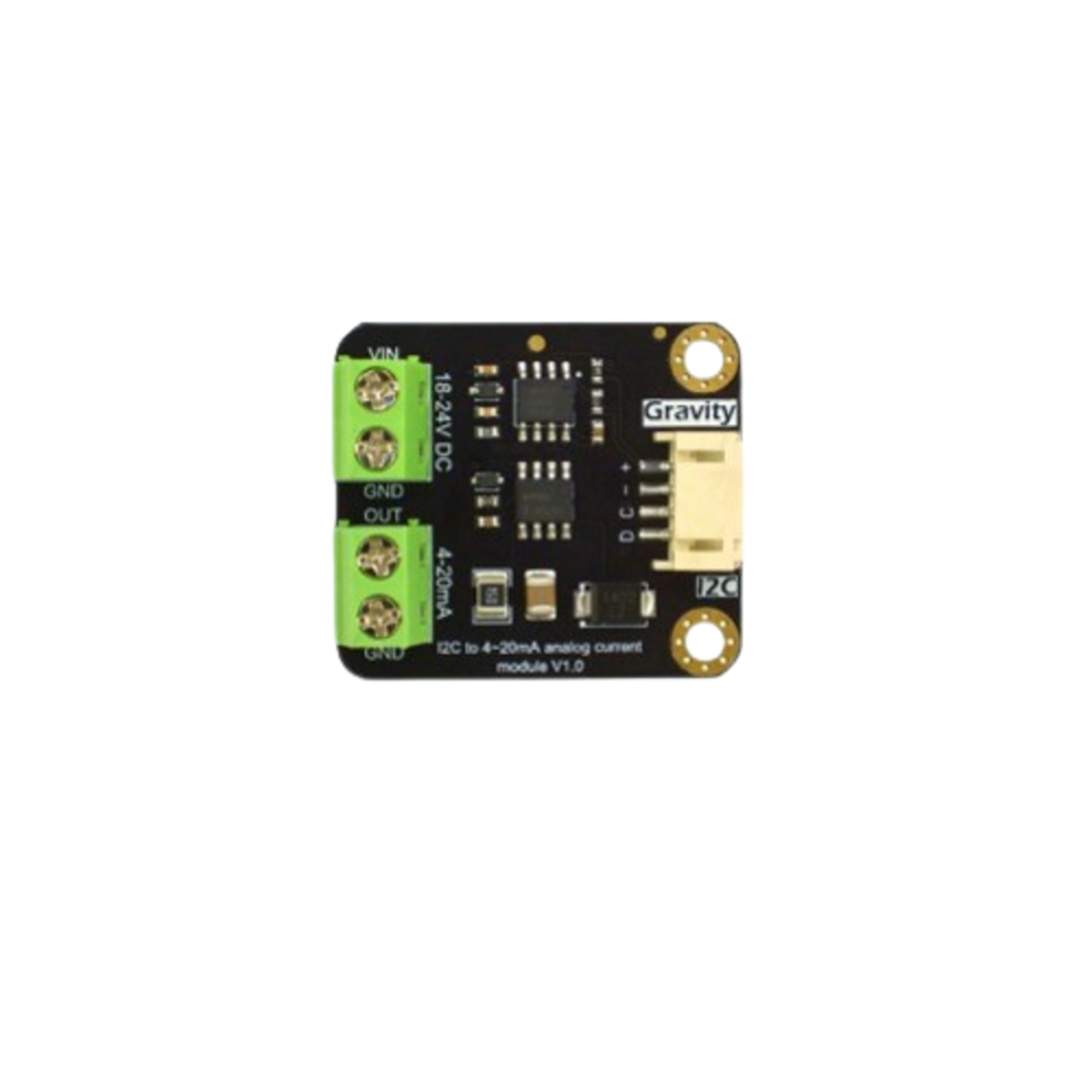 DFRobot Gravity I2C 4-20mA DAC Module (Industrial Current Output Module for Arduino) image 2