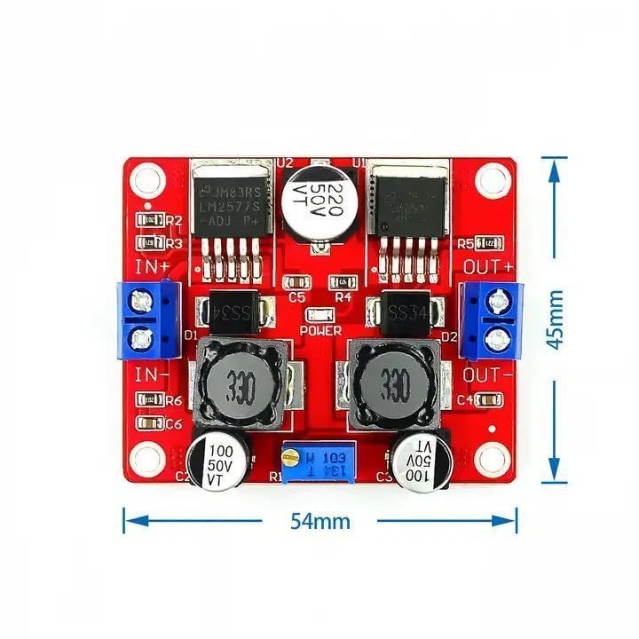 LM2577S LM2596S Automatic Buck Boost Power Module (DC-DC Step Up Step Down Converter Module) image 5