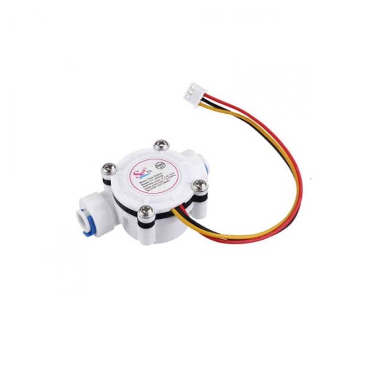 SEA ZJ-S402B 5V to 24V Water Flow Sensor 0.3 to 6L/Min (Hall Effect Flowmeter) image 3
