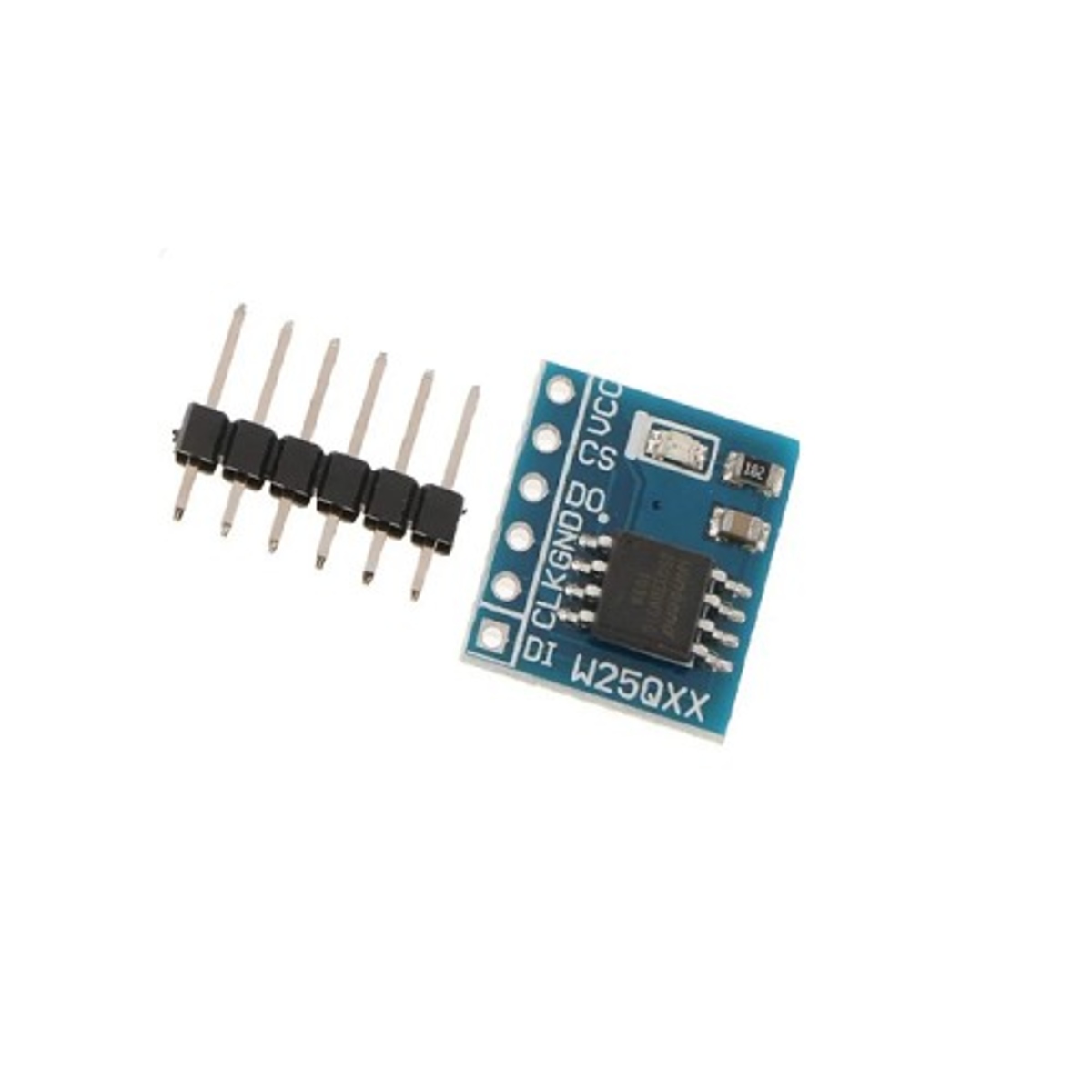 W25Q128 SPI Flash Memory Module 128Mbit 16MByte Serial NOR Flash Storage Module (W25Q128 Memory Expansion Module) image 1