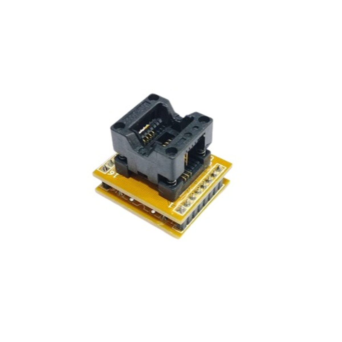 SOP8 to DIP8 Open Top ZIF Adapter Socket Converter Board (8 Pin SMD ZIF Adapter) image 1