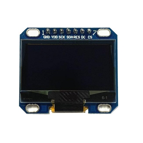 1.3 Inch OLED Display Module 128×64 SPI 7-Pin SH1106 Driver – Blue image 1