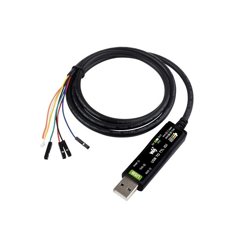 Industrial USB to TTL (D) Serial Cable – FT232RNL Chip for Raspberry Pi 5 Debugging image 1