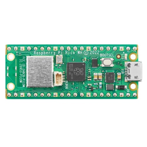 Raspberry Pi Pico WH (Soldered Headers) RP2040 Wi-Fi Development Board (Dual-Core ARM Cortex-M0+ Microcontroller Board) image 1