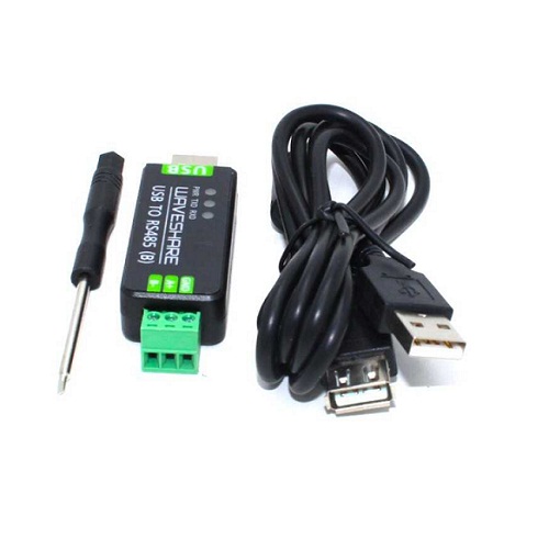 Waveshare Industrial USB to RS485 Bidirectional Converter with CH343G (USB-A to RS485 Industrial Communication Converter) image 1