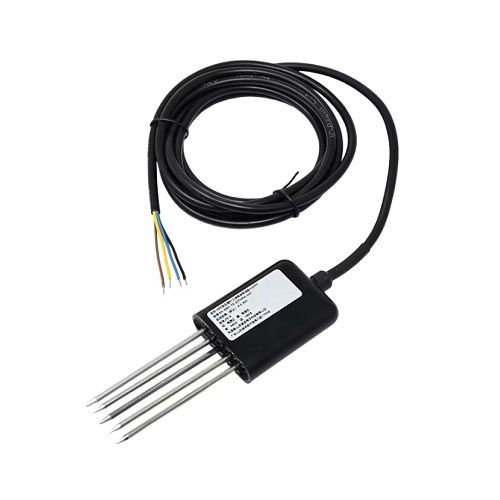 SN-3001-TR-ECTHPH-N01 RS485 Five Pin Soil Four Parameter Sensor (EC Temperature Moisture pH Modbus Soil Sensor) image 2