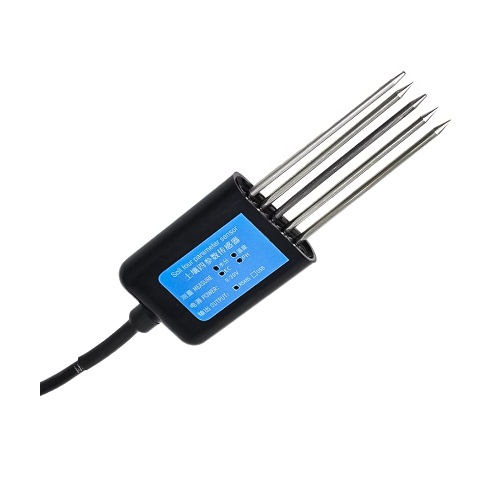 SN-3001-TR-ECTHPH-N01 RS485 Five Pin Soil Four Parameter Sensor (EC Temperature Moisture pH Modbus Soil Sensor) image 3