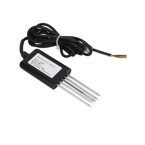 SN-3001-TR-ECTHPH-N01 RS485 Five Pin Soil Four Parameter Sensor (EC Temperature Moisture pH Modbus Soil Sensor) image 1