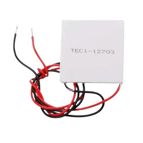TEC1-12703 12V 30W Thermoelectric Peltier Cooler Module (40 × 40mm Thermoelectric Cooling Plate) image 1