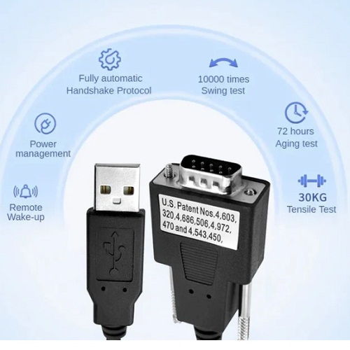 BAFO BF-812 USB to Serial Adapter (DB9 RS232 Converter) image 4