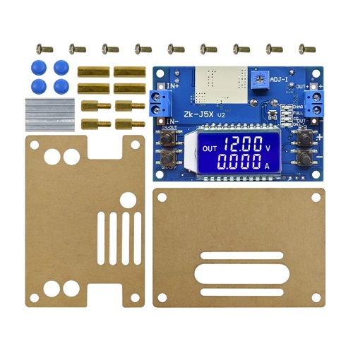 5A CNC DC-DC Step Down Power Supply Module 75W Adjustable Buck Converter with Digital Display (6.5V-36V to 1.2V-32V) image 4