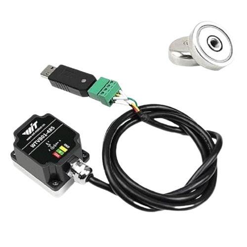 WIT WTVB01-485 RS485 3-Axis Vibration Sensor 5V-36V Adjustable Baud Rate (Industrial Vibration and Angle Sensor) image 1