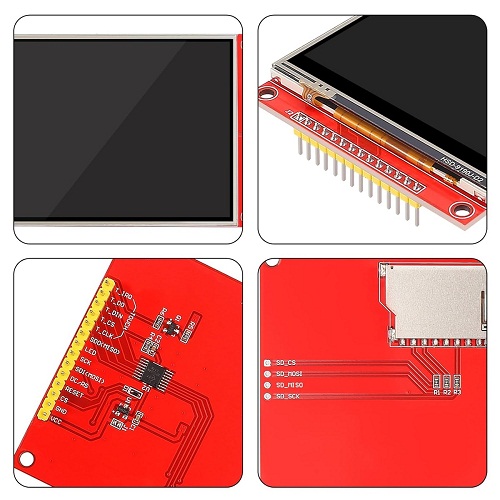 4 Inch SPI TFT LCD Display Module Without Touch ILI9486 480×320 (4-Wire SPI TFT Display 65K Colours) image 2