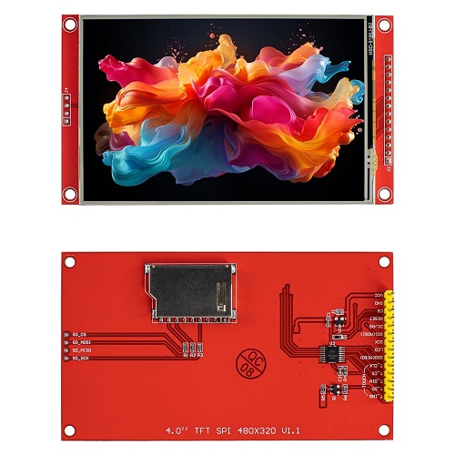 4 Inch SPI TFT LCD Display Module Without Touch ILI9486 480×320 (4-Wire SPI TFT Display 65K Colours) image 1