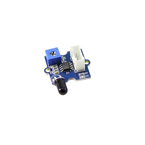 Flame Sensor with 1m Cable 4.75V to 5.3V for Arduino & Raspberry Pi Board (YG1006 Infrared Fire Detection Sensor Module) image 2