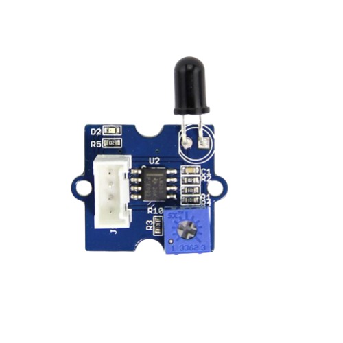 Flame Sensor with 1m Cable 4.75V to 5.3V for Arduino & Raspberry Pi Board (YG1006 Infrared Fire Detection Sensor Module) image 3