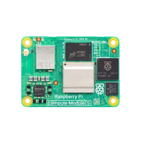 Raspberry Pi Compute Module 5 CM5 Lite 8GB Industrial SoM CM5008000 (8GB LPDDR4X Single Board Computer Module) image 1