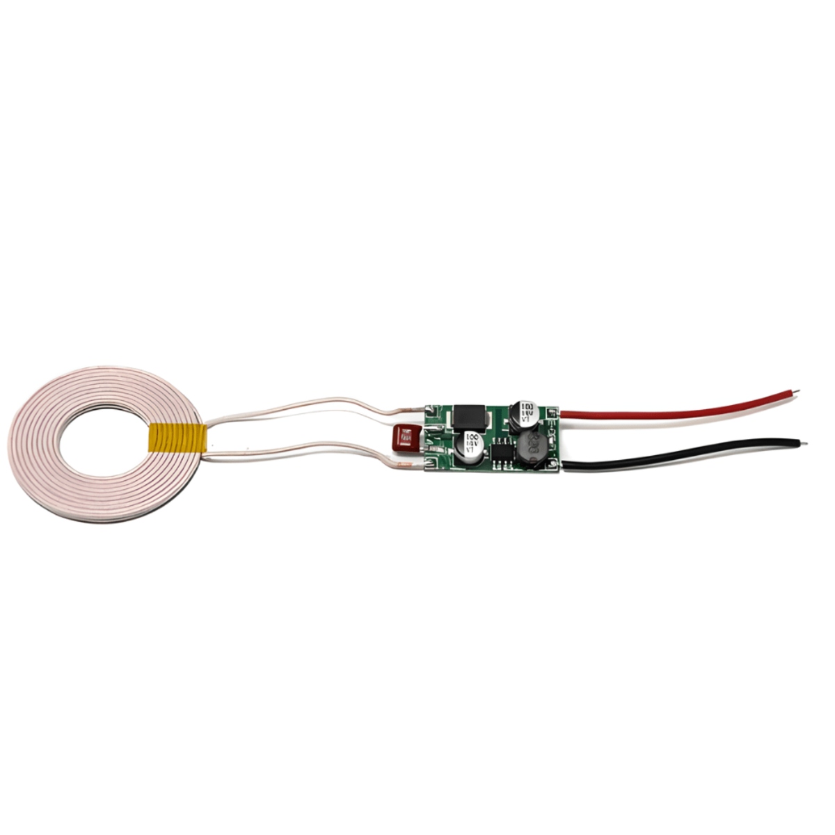 5V Wireless Power Supply Transmitter and Receiver Charging Coil Module (5V 1A Receiver Output, 2 to 10 mm Range)