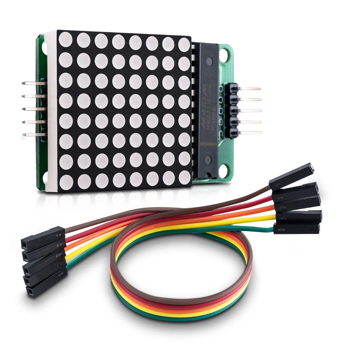 MAX7219 8x8 LED Dot Matrix Display Module (MAX7219 LED Matrix Module) image 1