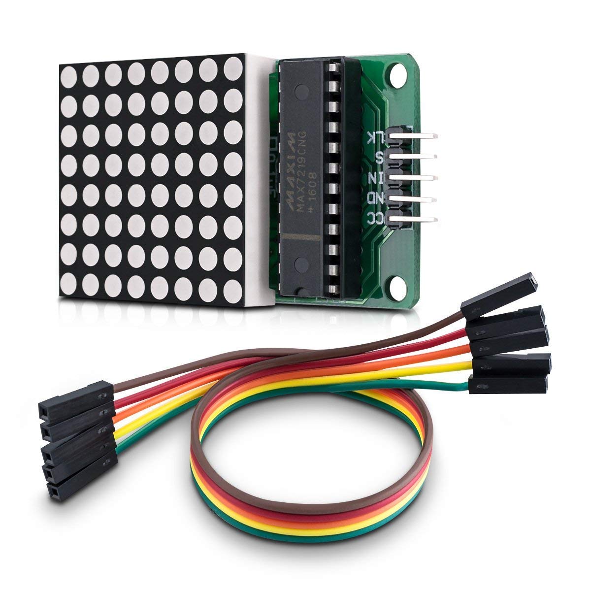 MAX7219 8x8 LED Dot Matrix Display Module (MAX7219 LED Matrix Module) image 3