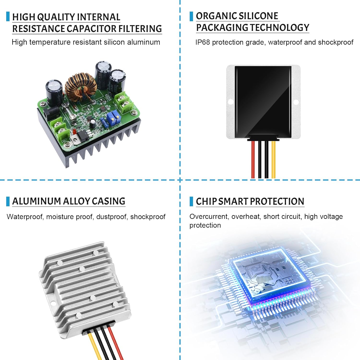 DC/DC Converter Regulator 24V to 12V 20A 240W Step Down Power Module (DC Buck Converter) image 4