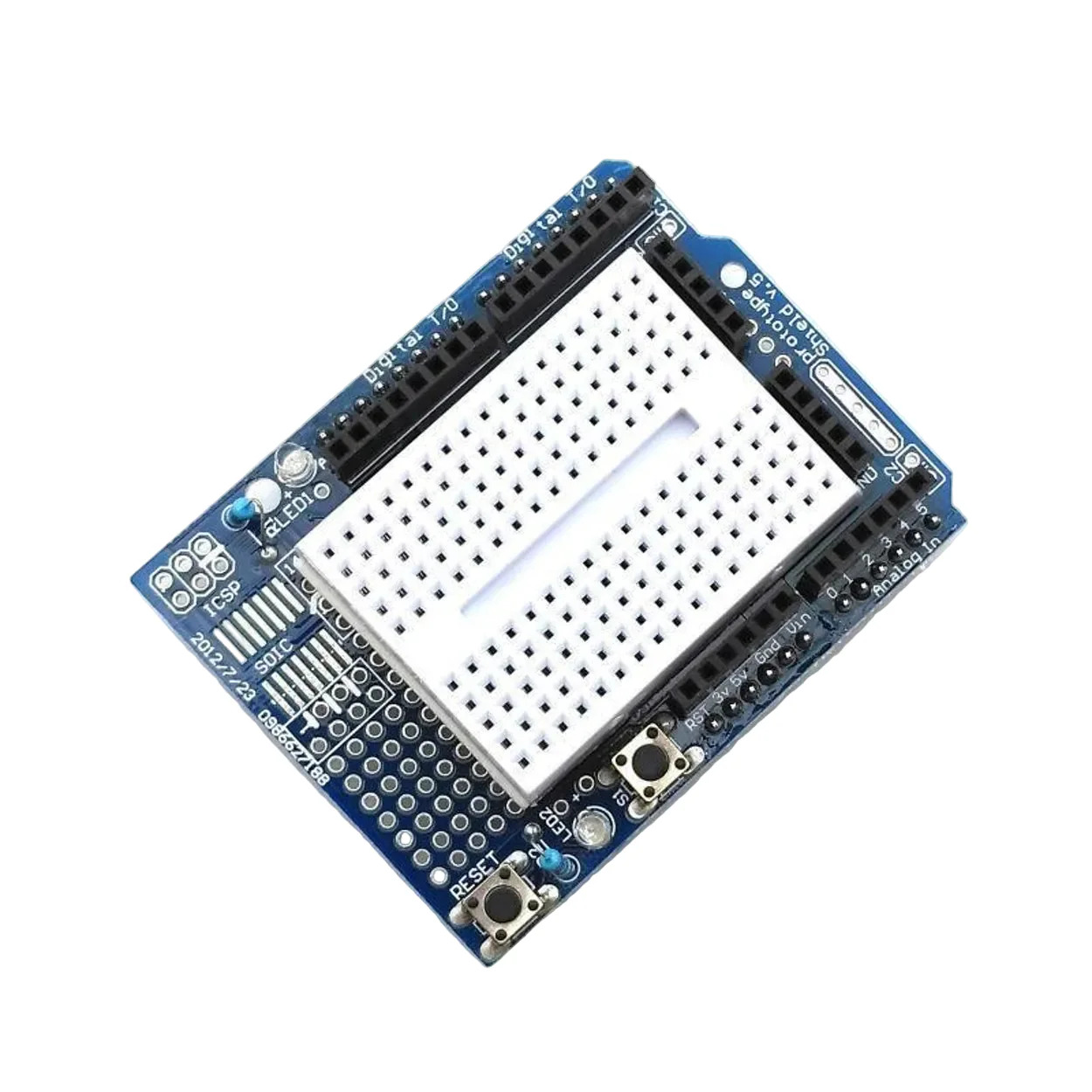 Proto Shield for Arduino UNO with Breadboard (Prototype Expansion Shield) image 1