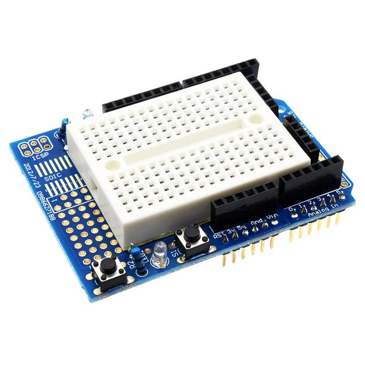 Proto Shield for Arduino UNO with Breadboard (Prototype Expansion Shield) image 3