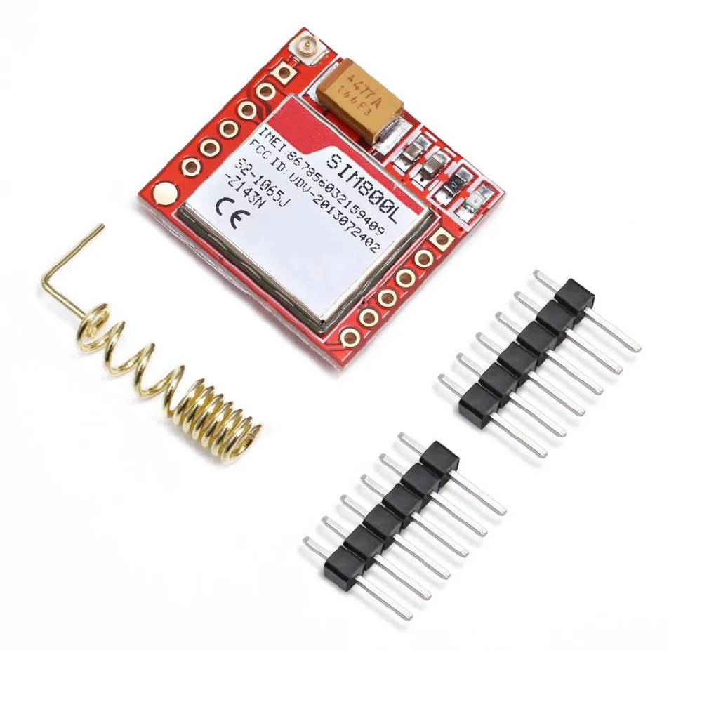 SIM800L GSM GPRS Module with Micro SIM Slot (Quad-Band TTL UART Module) image 1