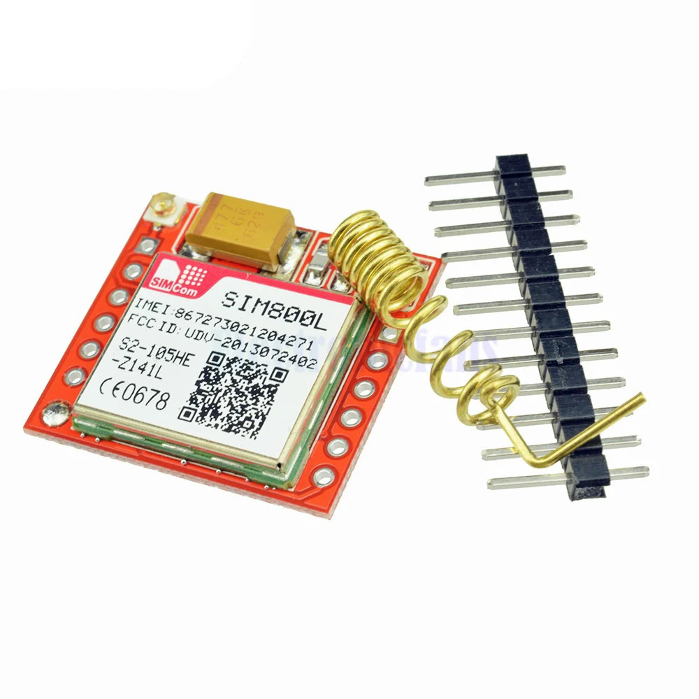 SIM800L GSM GPRS Module with Micro SIM Slot (Quad-Band TTL UART Module) image 2