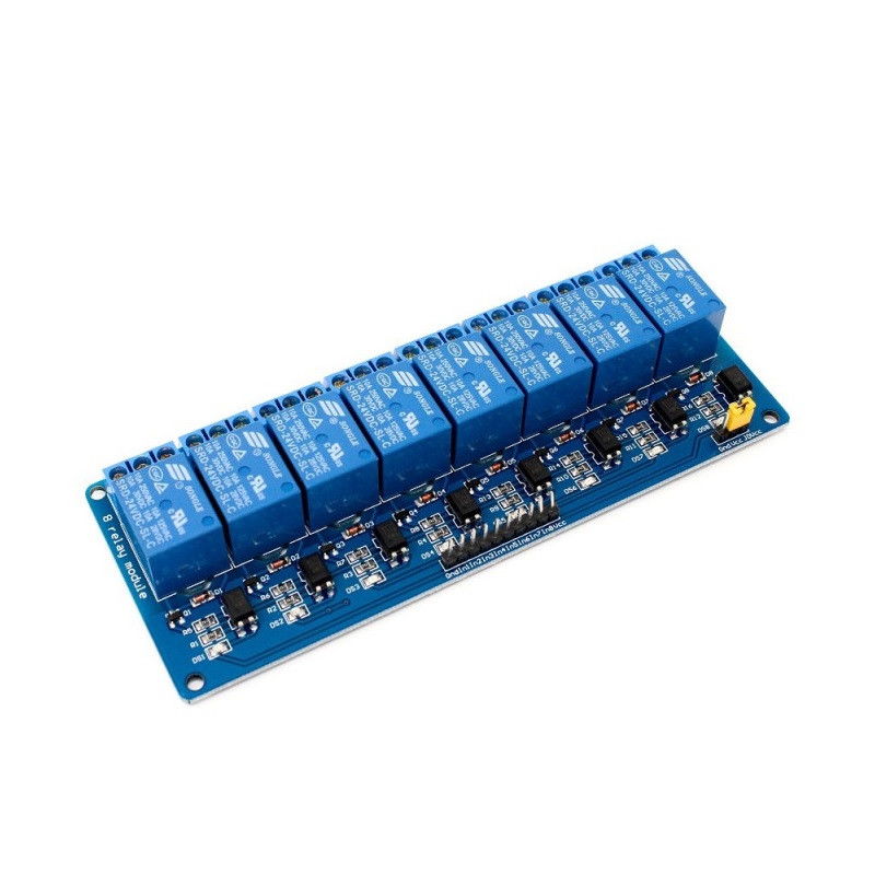 24V 8 Channel Relay Module with Optocoupler (Industrial Relay Board) image 1