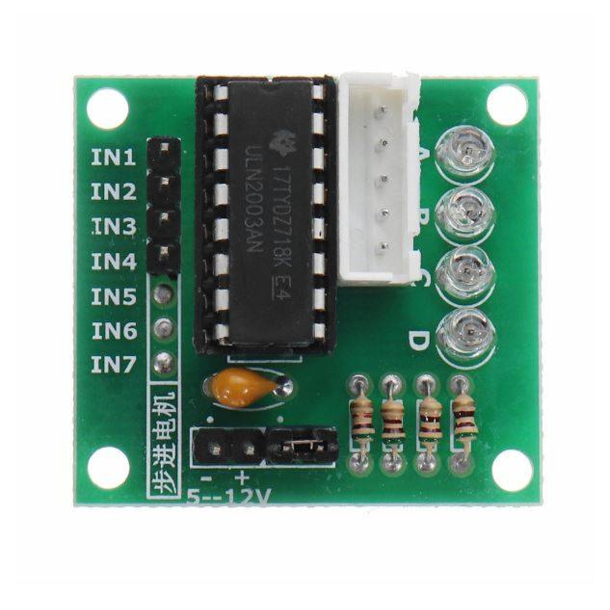 ULN2003 Stepper Motor Driver Module (28BYJ-48 Motor Driver Board) image 1