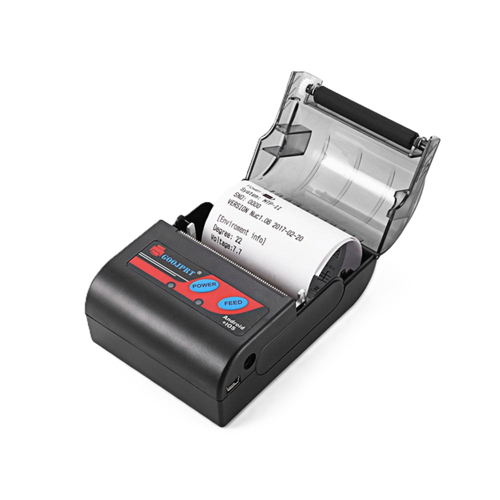 MPT-II 58mm Mini Bluetooth Thermal Portable Printer (Wireless Receipt Printer) image 1