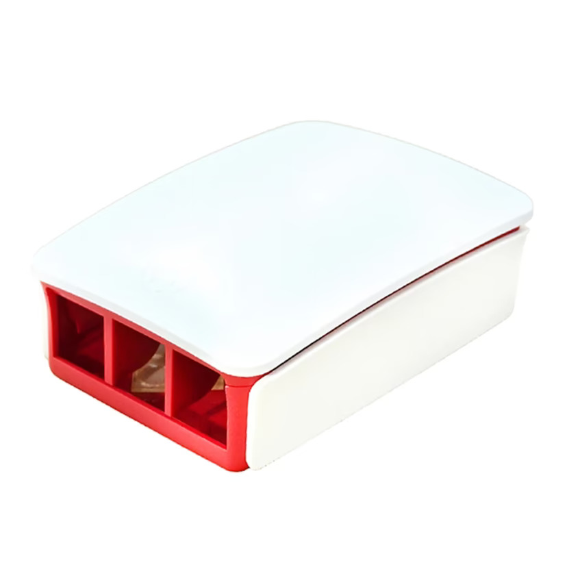 Official Raspberry Pi 3 Case for Raspberry Pi 3 Model B/B+ (Red and White ABS Enclosure) image 2