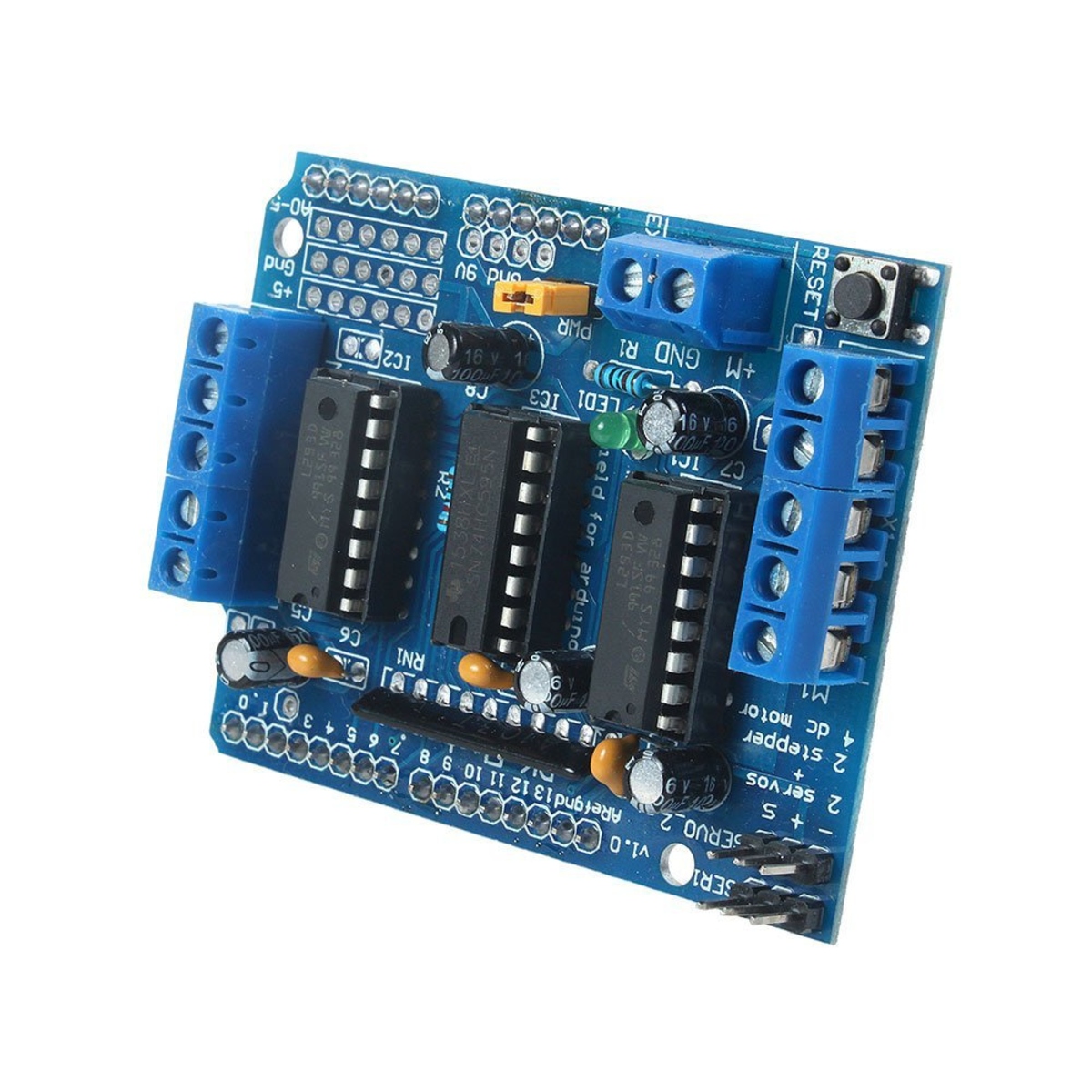 L293D Motor Driver Shield for Arduino (Dual H-Bridge Motor Control Shield) image 3